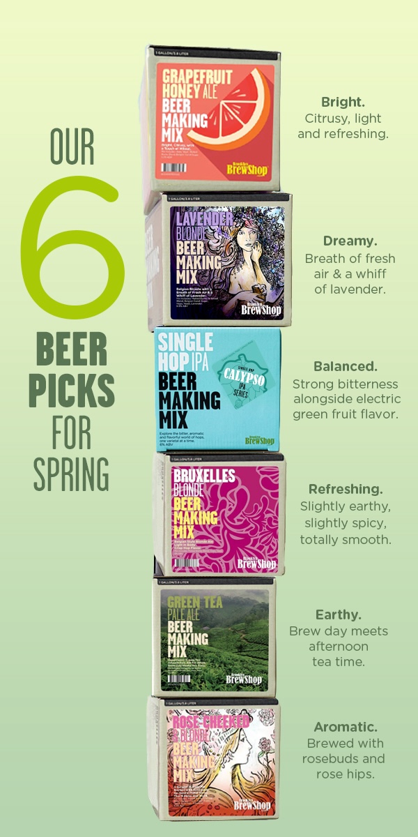 6 Beers for Spring